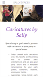 Mobile Screenshot of caricaturesbysally.com